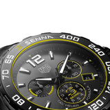Tag Heuer Formula 1 Chronograph Senna Black Dial Black Leather Strap Watch for Men - CAZ101AJ.FC6487 Buy Now By Tag Heuer