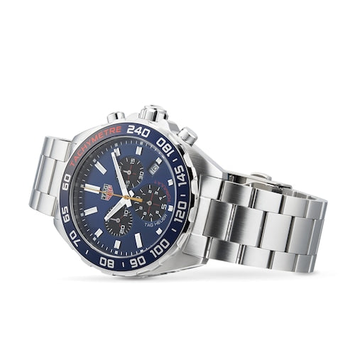 Tag Heuer Formula 1 Red Bull Racing Chronograph Blue Dial Silver Steel Strap Watch for Men - CAZ101AK.BA0842 Buy Now By Tag Heuer