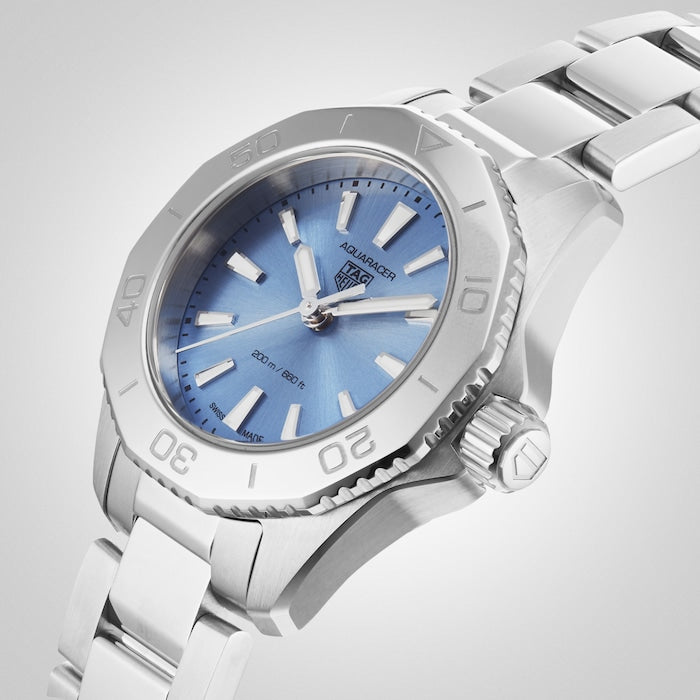 Tag Heuer Aquaracer Professional 200 Quartz Blue Dial Silver Steel Strap Watch for Women - WBP1415.BA0622 Buy Now By Tag Heuer