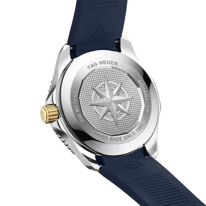 Tag Heuer Aquaracer Professional 200 Automatic Blue Dial Blue Rubber Strap Watch for Men - WBP2150.FT6210 Buy Now By Tag Heuer