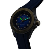 Tag Heuer Aquaracer Professional 200 Automatic Diamonds Blue Dial Blue Rubber Strap Watch for Women - WBP2450.FT6215 Buy Now By Tag Heuer