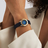 Tag Heuer Aquaracer Professional 200 Automatic Diamonds Blue Dial Blue Rubber Strap Watch for Women - WBP2450.FT6215 Buy Now By Tag Heuer