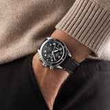 Tag Heuer Autavia Chronometer Flyback Automatic Chronograph Black Dial Black Leather Strap Watch for Men - CBE511A.FC8279 Buy Now By Tag Heuer