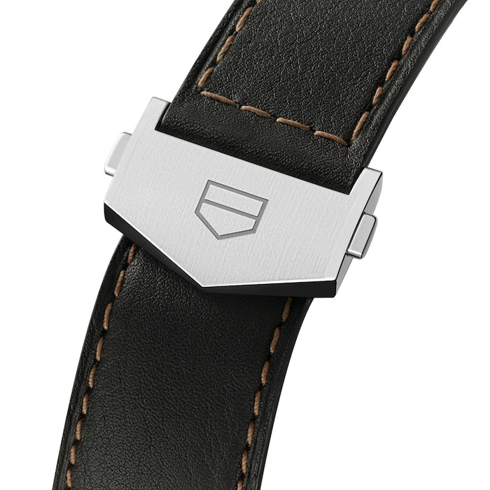 Tag Heuer Carrera Year of The Rabbit Automatic Chronograph Black Dial Black Leather Strap Watch for Men - CBN2A1L.FC6521 Buy Now By Tag Heuer