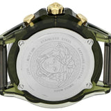 Versace Icon Active Chronograph Gold Dial Black Silicone Strap Watch For Men - VEZ700321 Buy Now By Versace