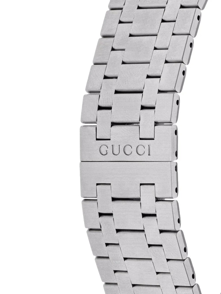 Gucci 25H Quartz Silver Dial Silver Steel Strap Unisex Watch - YA163407 Buy Now By Gucci
