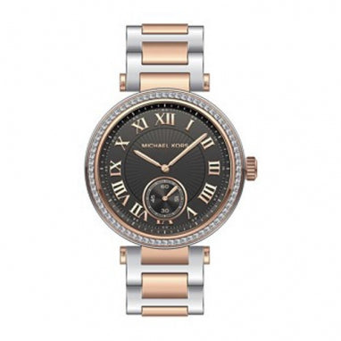 Michael Kors Skylar Black Dial Two Tone Steel Strap Watch for Women - MK5957 Buy Now By Michael Kors