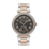Michael Kors Skylar Black Dial Two Tone Steel Strap Watch for Women - MK5957 Buy Now By Michael Kors