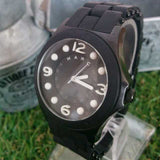 Marc Jacobs Pelly Black Dial Black Silicone Strap Watch for Women - MBM2528 Buy Now By Marc Jacobs