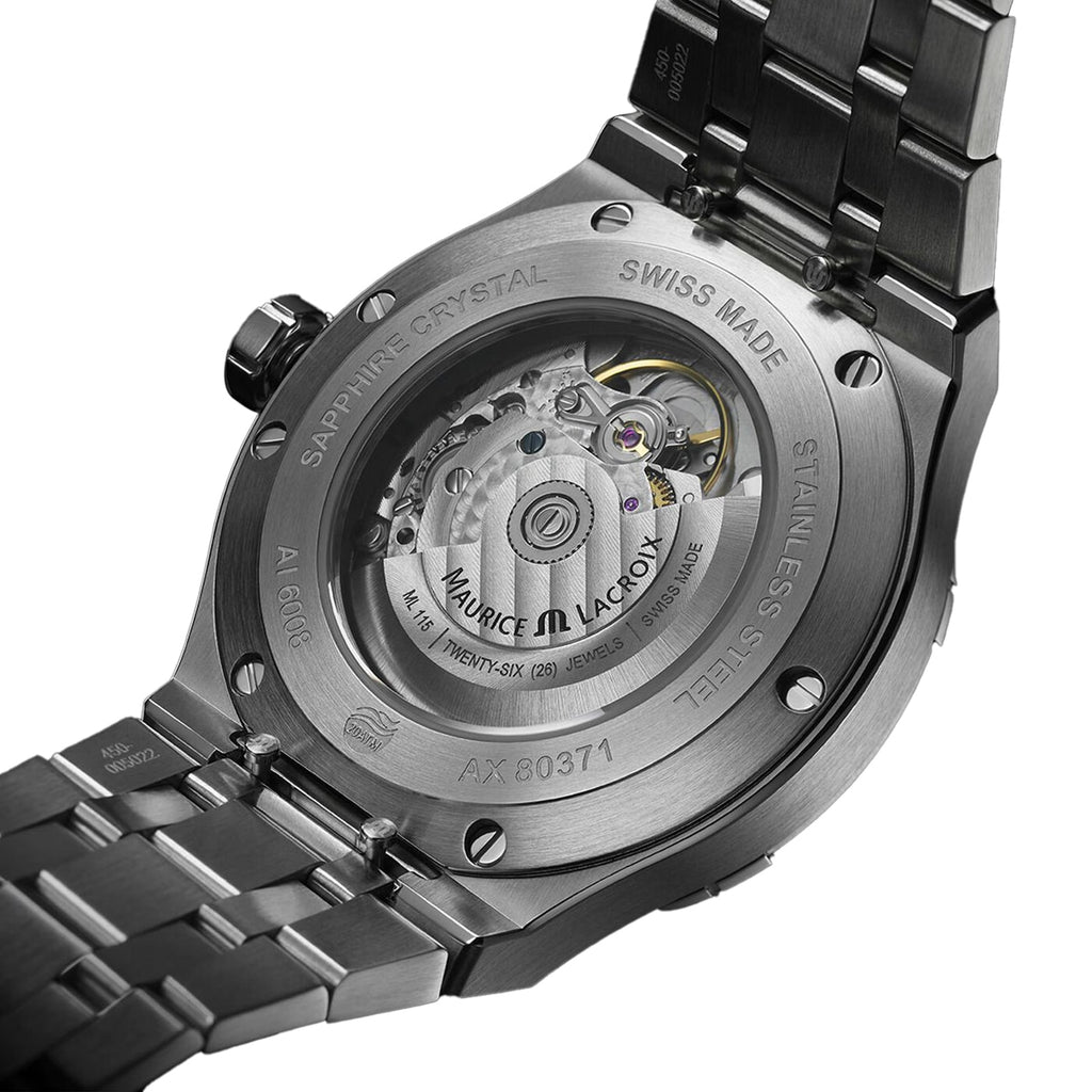 Maurice Lacroix Aikon Automatic Blue Dial Silver Steel Strap Watch For Men - AI6008-SS002-430-1 Buy Now By Maurice Lacroix