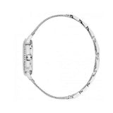 Guess Chelsea Mother of Pearl White Dial Silver Mesh Strap Watch For Women - W0647L1 Buy Now By Guess