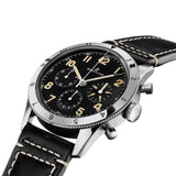 Breitling Avi Ref. 765 1953 Re-Edition Black Dial Black Leather Strap Watch for Men - AB0920131B1X1 Buy Now By Breitling
