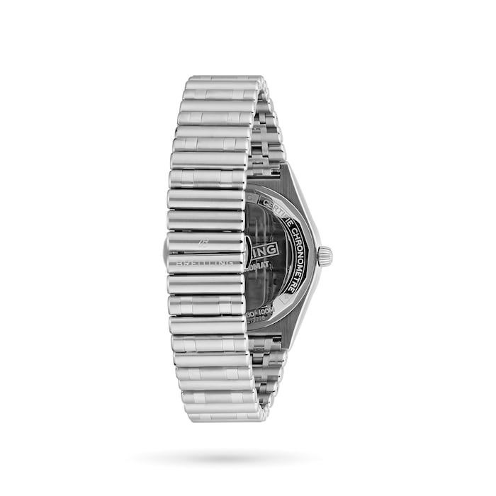 Breitling Chronomat Automatic 36 Diamonds White Dial Silver Steel Strap Watch for Women - A10380591A1A1 Buy Now By Breitling