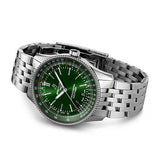Breitling Navitimer Automatic 41mm Green Dial Silver Steel Strap Watch for Men - A17326361L1A1 Buy Now By Breitling