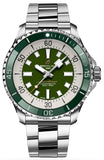 Breitling Superocean Automatic 44mm Navy Green Dial Green Rubber Strap Watch for Men - A17376A31L1A1 Buy Now By Breitling