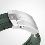 Breitling Superocean Automatic 44 Green Dial Green Rubber Strap Watch for Men - A17376A31L1S1 Buy Now By Breitling