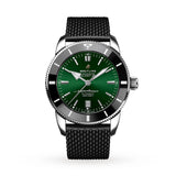 Breitling Superocean Heritage B20 Automatic 46 Green Dial Black Mesh Bracelet Watch for Men - AB2020121L1S1 Buy Now By Breitling