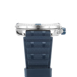 Breitling Super Chronomat Automatic 38 Diamonds Blue Dial Blue Rubber Strap Watch for Women - A17356531C1S1 Buy Now By Breitling