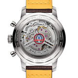 Breitling Top Time B01 Shelby Cobra Blue Dial Brown Leather Strap Watch for Men - AB01763A1C1X1 Buy Now By Breitling