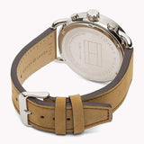 Tommy Hilfiger Briggs Chronograph Blue Dial Brown Leather Strap Watch for Men - 1791424 Buy Now By Tommy Hilfiger