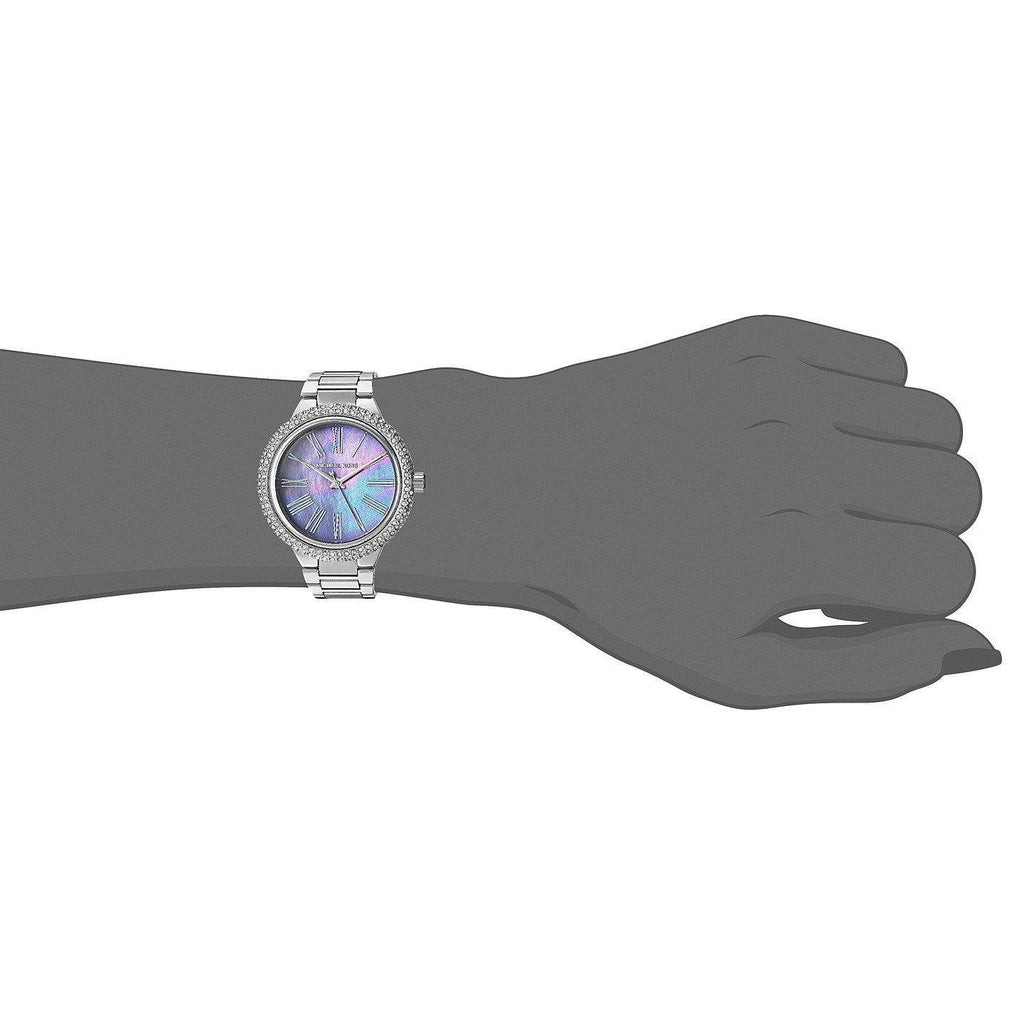 Michael Kors Taryn Mother of Pearl Purple Dial Silver Steel Strap Watch For Women - MK6562 Buy Now By Michael Kors