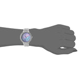 Michael Kors Taryn Mother of Pearl Purple Dial Silver Steel Strap Watch For Women - MK6562 Buy Now By Michael Kors