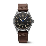 IWC Pilot's Watch Mark XVIII 40mm Black Dial Brown Leather Strap Watch for Men - IW327006 Buy Now By IWC