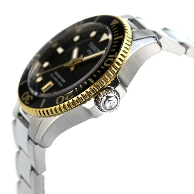 Tissot Seastar 1000 Black Dial Silver Steel Strap Watch For Men - T120.210.21.051.00 Buy Now By Tissot