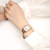 Emporio Armani Giola White Mother of Pearl Dial Rose Gold Steel Strap Watch For Women - AR11147 Buy Now By Emporio Armani