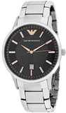 Emporio Armani Renato Quartz Grey Dial Silver Steel Strap Watch For Men - AR2514 Buy Now By Emporio Armani
