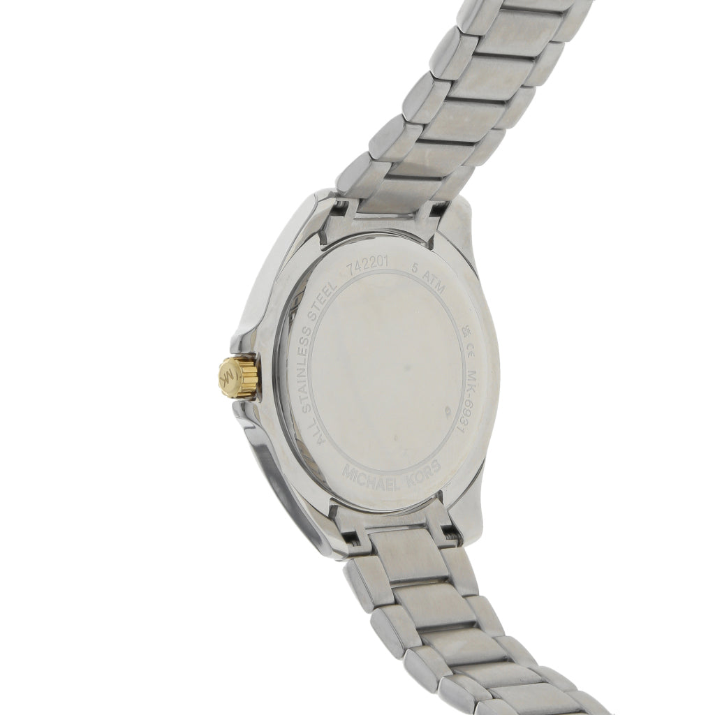 Michael Kors Kacie Three Hand Silver Dial Two Tone Steel Strap Watch for Women - MK6931 Buy Now By Michael Kors
