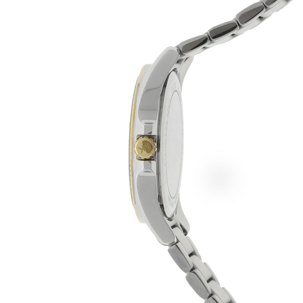 Michael Kors Kacie Three Hand Silver Dial Two Tone Steel Strap Watch for Women - MK6931 Buy Now By Michael Kors