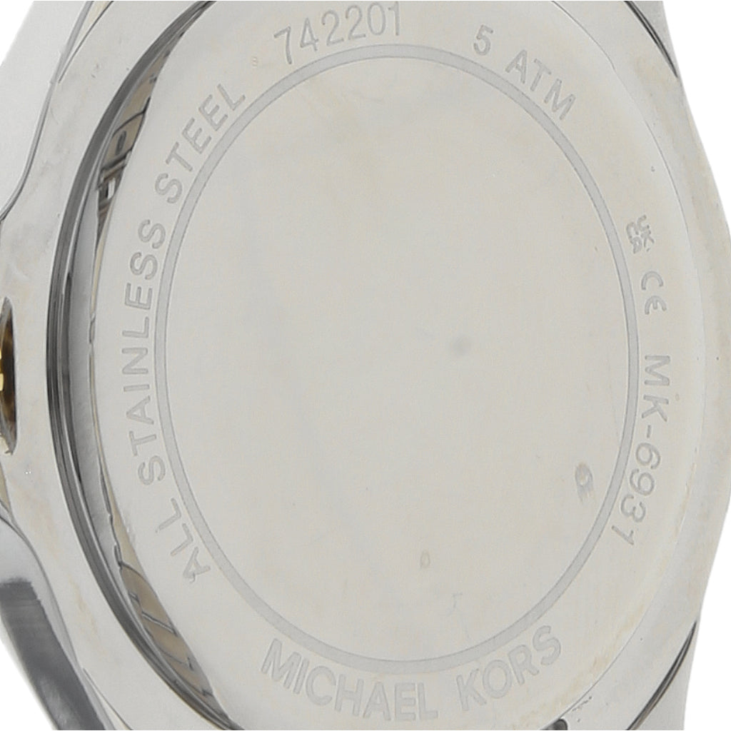 Michael Kors Kacie Three Hand Silver Dial Two Tone Steel Strap Watch for Women - MK6931 Buy Now By Michael Kors