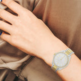 Michael Kors Kacie Three Hand Silver Dial Two Tone Steel Strap Watch for Women - MK6931 Buy Now By Michael Kors