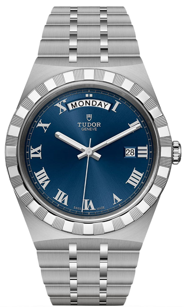 Tudor Royal Automatic Blue Dial Silver Steel Strap Watch for Men - M28600-0005 Buy Now By Tudor