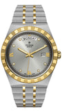 Tudor Royal Diamonds Automatic Grey Dial Two Tone Steel Strap Watch for Men - M28603-0002 Buy Now By Tudor