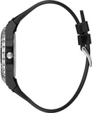 Guess Limelight Diamonds Black Dial Black Rubber Strap Watch for Women - GW0041L5 Buy Now By Guess