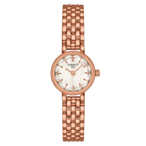 Tissot Lovely Mother of Pearl Dial Rose Gold Steel Strap Watch for Women - T140.009.33.111.00 Buy Now By Tissot