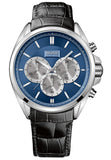 Hugo Boss Driver Blue Dial Black Leather Strap Watch for Men - 1512882 Buy Now By Hugo Boss