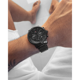 Tommy Hilfiger Evan Chronograph Quartz Black Dial Black Steel Strap Watch For Men - 1710410 Buy Now By Tommy Hilfiger
