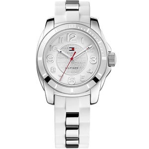 Tommy Hilfiger K2 White Dial White Rubber Strap Watch for Women - 1781306 Buy Now By Tommy Hilfiger