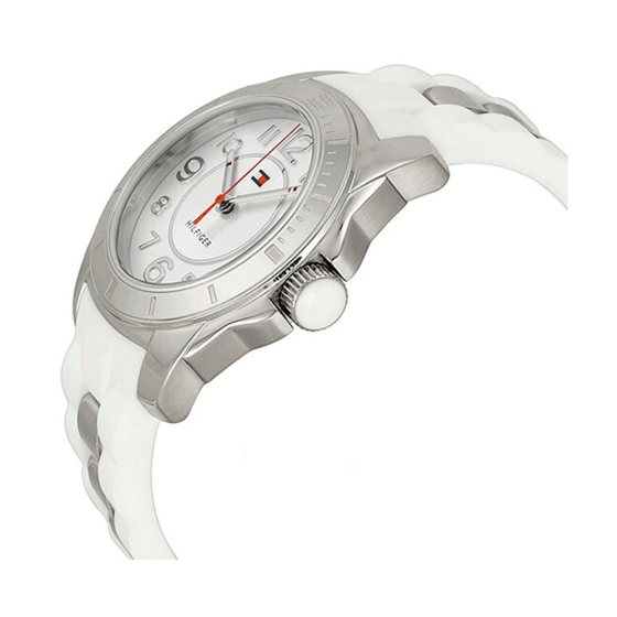 Tommy Hilfiger K2 White Dial White Rubber Strap Watch for Women - 1781306 Buy Now By Tommy Hilfiger