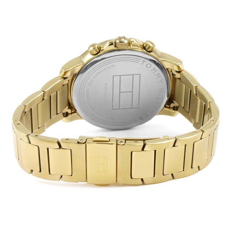 Tommy Hilfiger Claudia White Dial Gold Steel Strap Watch for Women - 1781742 Buy Now By Tommy Hilfiger
