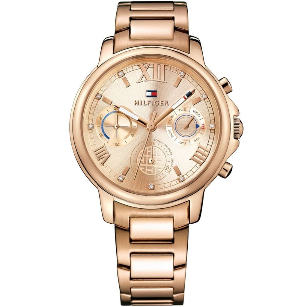 Tommy Hilfiger Claudia Rose Gold Dial Rose Gold Steel Strap Watch for Women - 1781743 Buy Now By Tommy Hilfiger