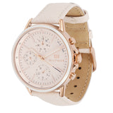 Tommy Hilfiger Carly Cream Dial Cream Leather Strap Watch for Women -1781789 Buy Now By Tommy Hilfiger