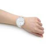 Tommy Hilfiger Carly Silver Dial Cream Leather Strap Watch for Women - 1781790 Buy Now By Tommy Hilfiger