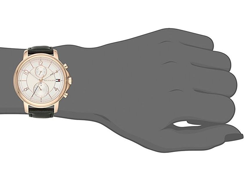 Tommy Hilfiger Claudia White Dial Black Leather Strap Watch for Women - 1781817 Buy Now By Tommy Hilfiger