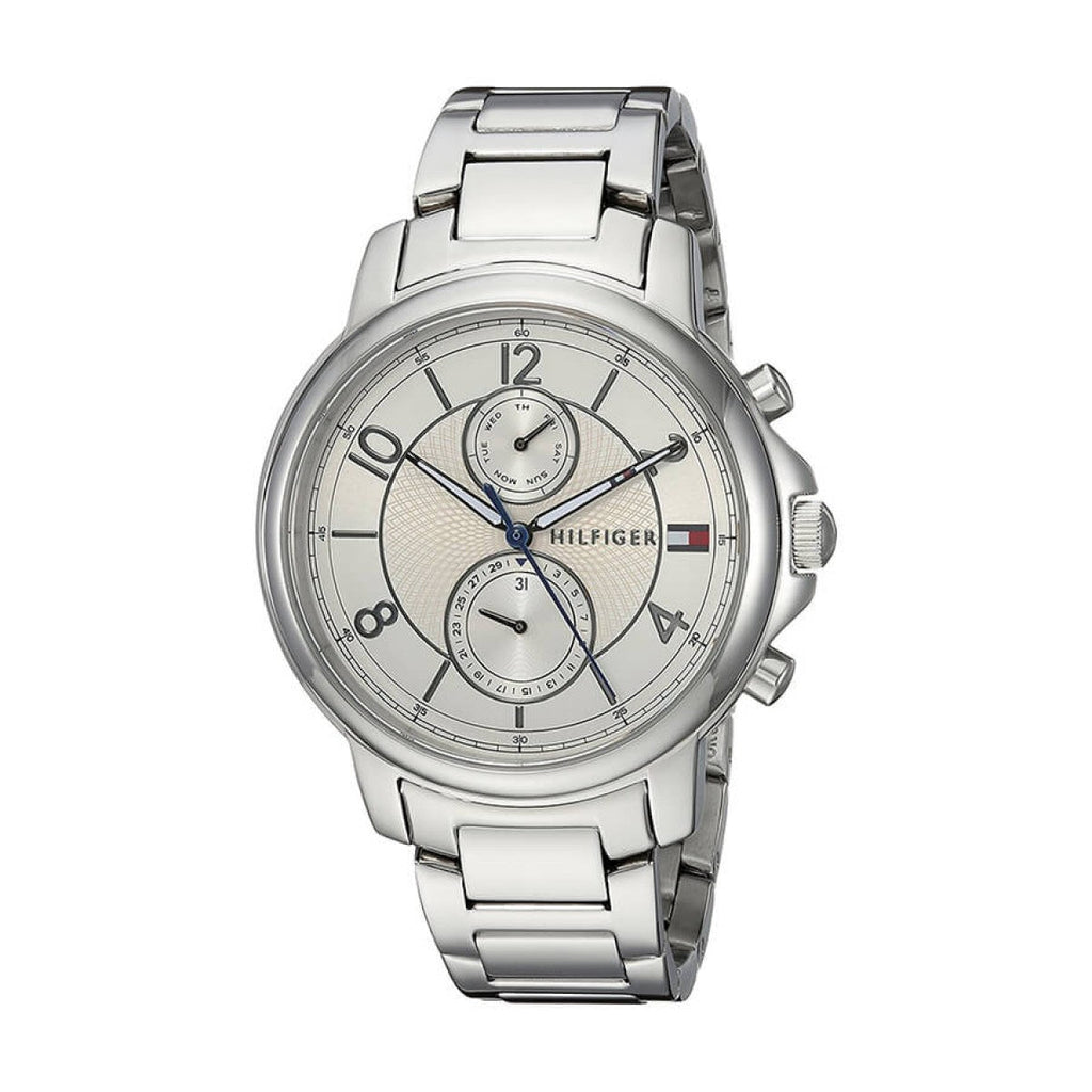 Tommy Hilfiger Claudia White Dial Silver Steel Strap Watch for Women - 1781819 Buy Now By Tommy Hilfiger