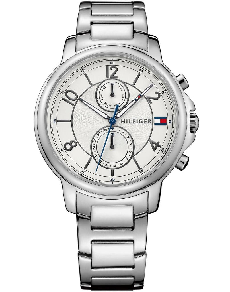 Tommy Hilfiger Claudia White Dial Silver Steel Strap Watch for Women - 1781819 Buy Now By Tommy Hilfiger