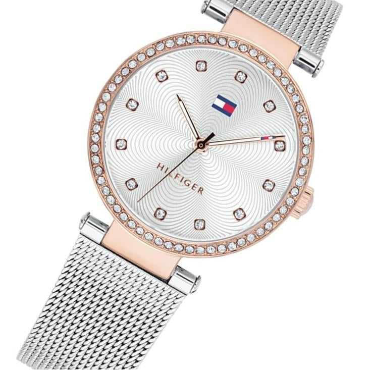 Tommy Hilfiger Lynn Quartz Silver Dial Silver Mesh Bracelet Watch For Women - 1781863 Buy Now By Tommy Hilfiger